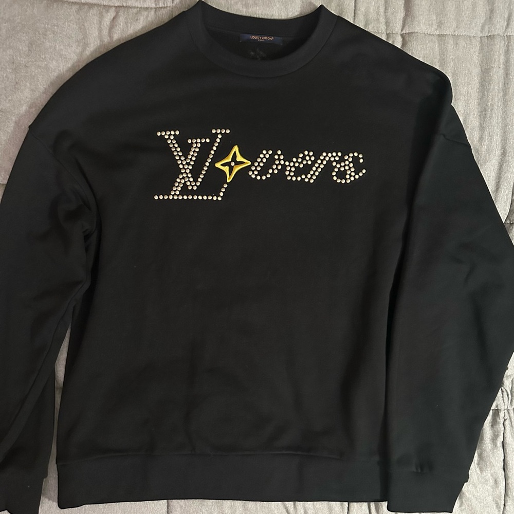 Louis Vuitton Black Crewneck Sweater